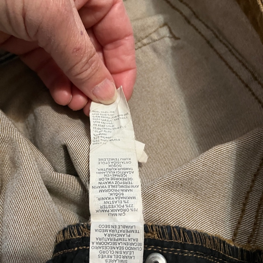 Prana Women’s Brown Denim Straight Leg Mid Rise Pants Size 8 29 - Picture 5 of 7